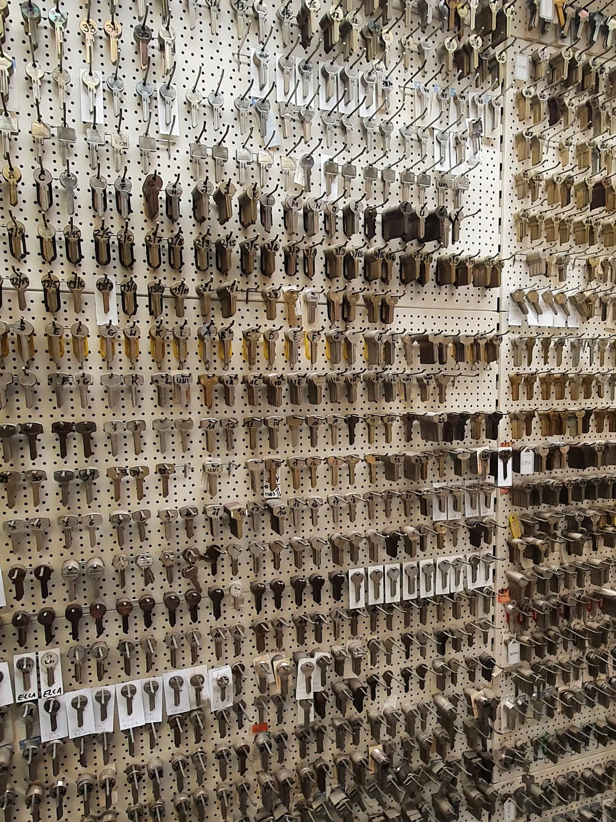 Schließanlagenschlüssel-Wand bei Siego Hamburg
